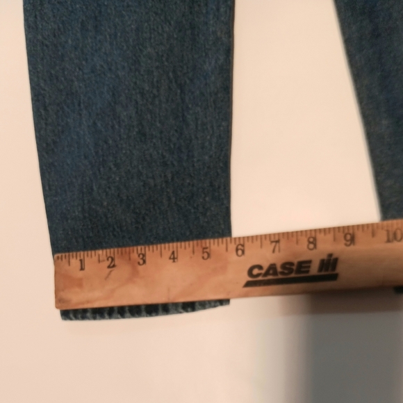 Levi Jean Cotton High Rise Pull-on Girl 12 Reg Draw String Elastic Mid Wash Blue - Picture 13 of 13